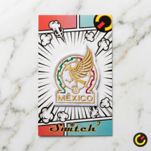 Parche Termoadherible Selección Mexicana de Fútbol oro