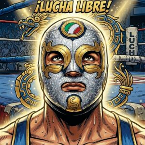 Mini Libro de Lucha Libre para Colorear
