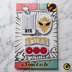 Mini parches Místico BTS Combo Máscaras termoadheribles