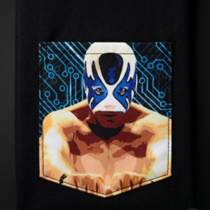 Playera Lucha Libre Atlantis de bolsillo