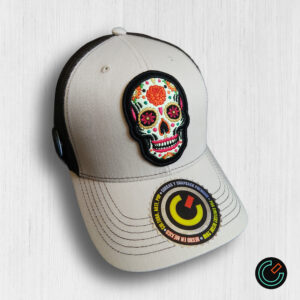 Gorra Calavera Mexicana Trucker Luna Hueso