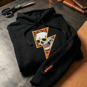 Hoodie Rayo Calavera Cempasúchil